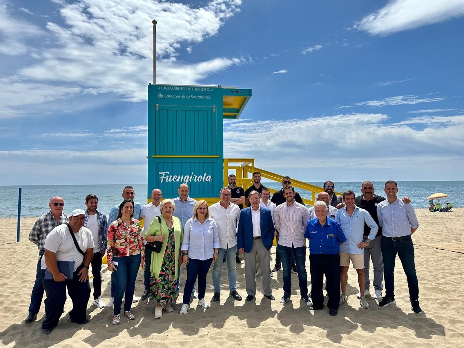 La presentación de la actividad promocional.