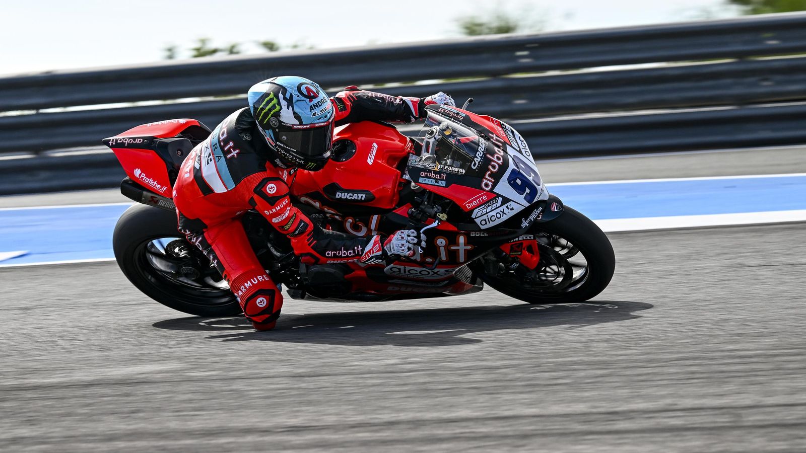 Adrián Huertas, rodando este sábado en Jerez.