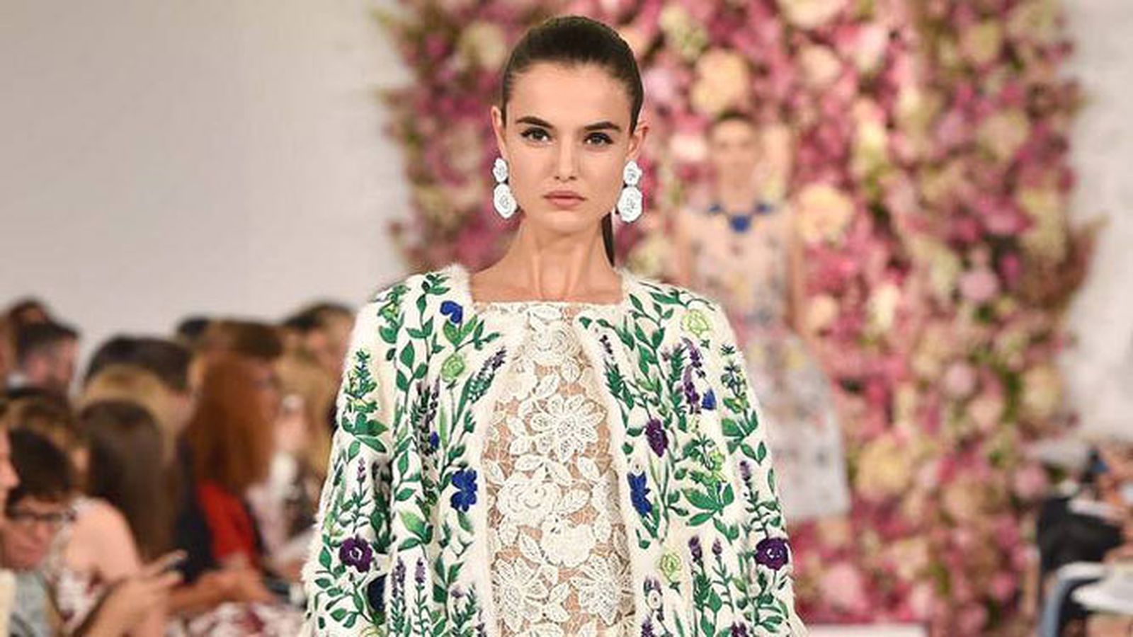 Blanca Padilla, durante un desfile.