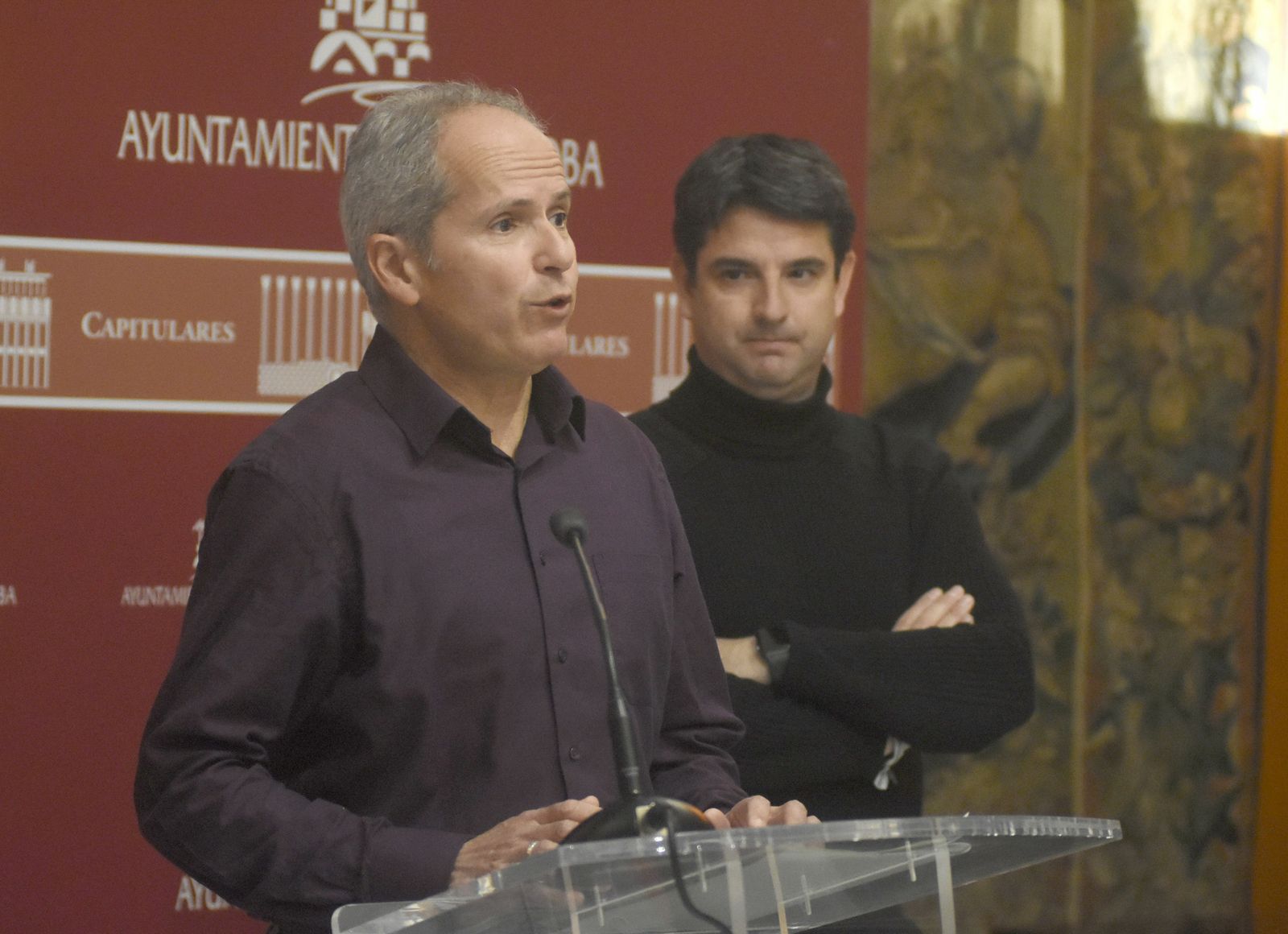 Blázquez y García, durante una intervención conjunta.