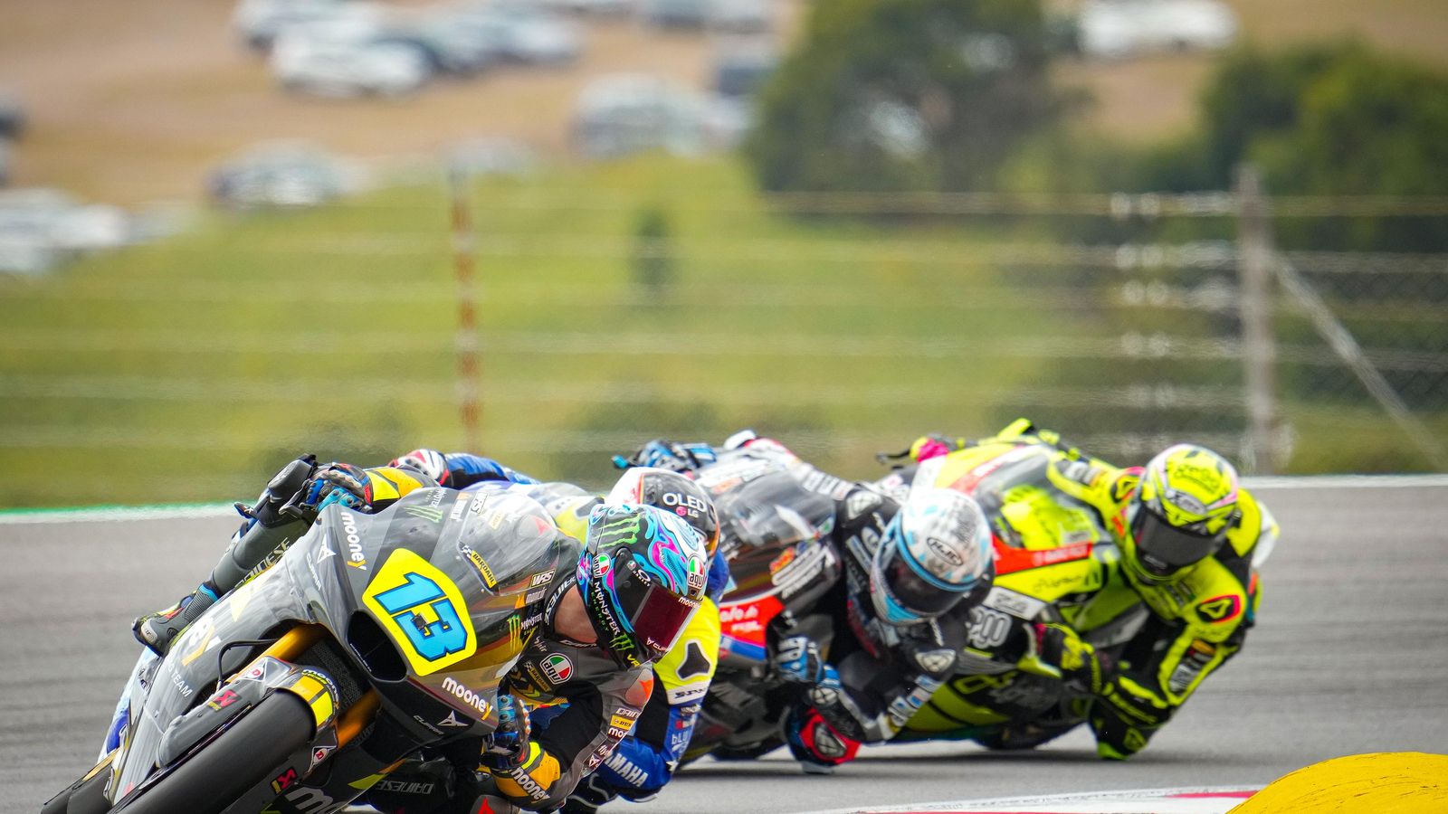 Celestino Vietti, líder del mundial, acabó en la segunda plaza.