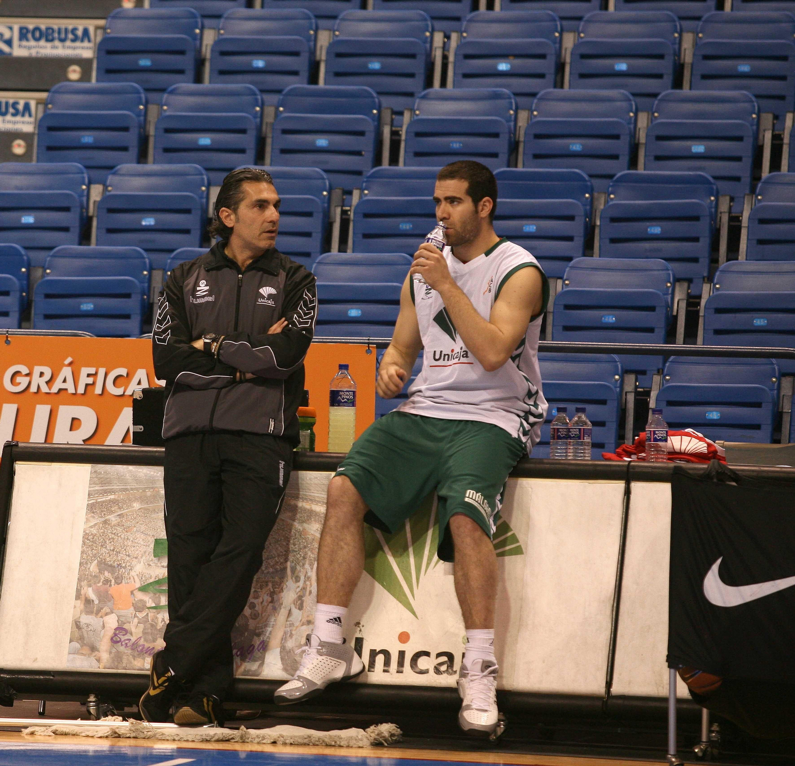 Sergio Scariolo y Carlos Cabezas. Sergio Scariolo y Carlos Cabezas.