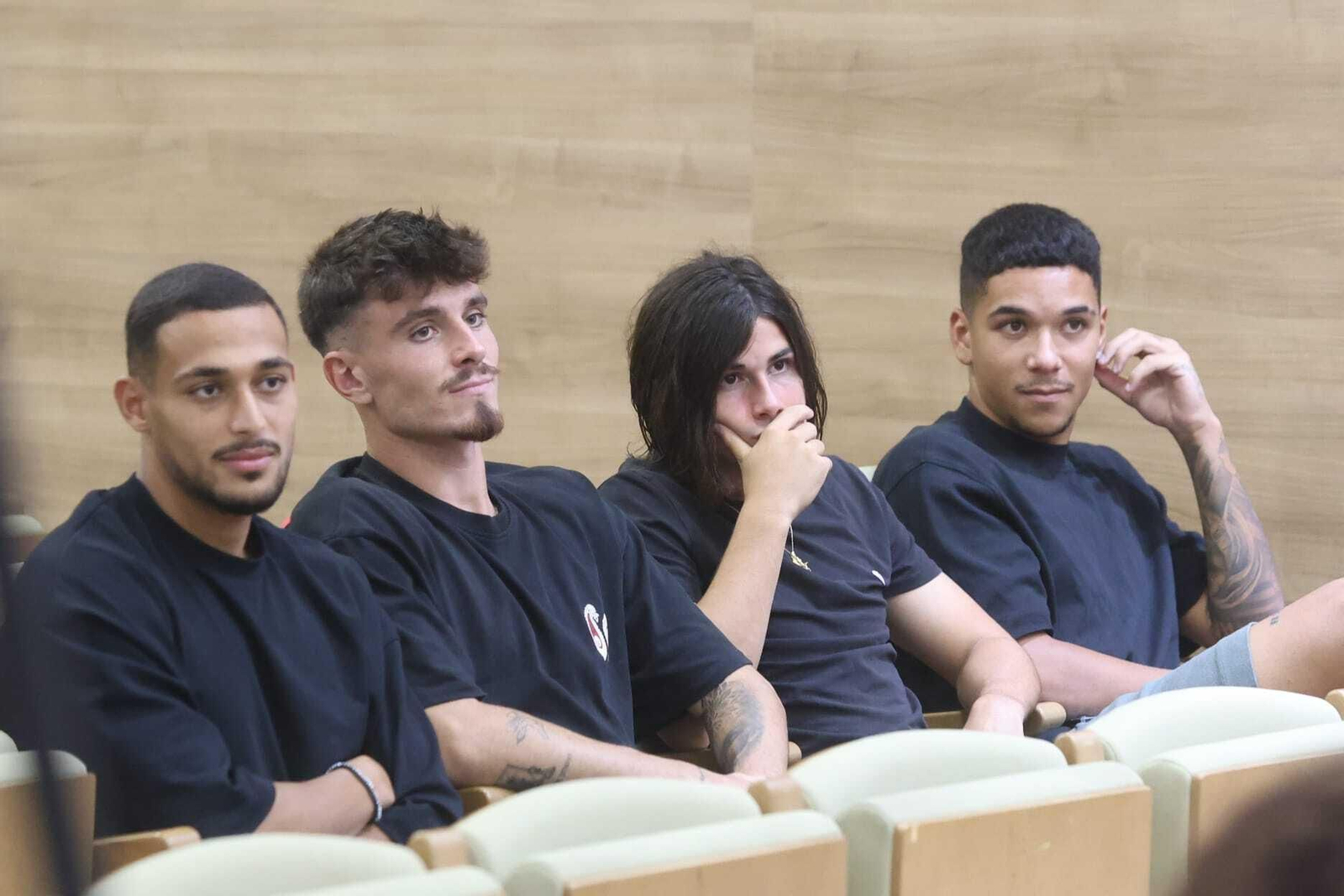 La presentación de Kevin, Roberto, Larrubia y Dani Lorenzo, en imágenes