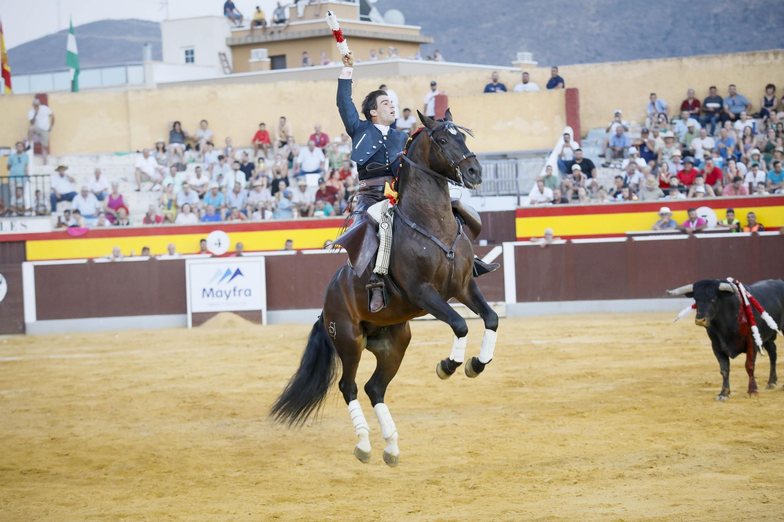 Corrida de toros Berja con un toro indultado, en imágenes