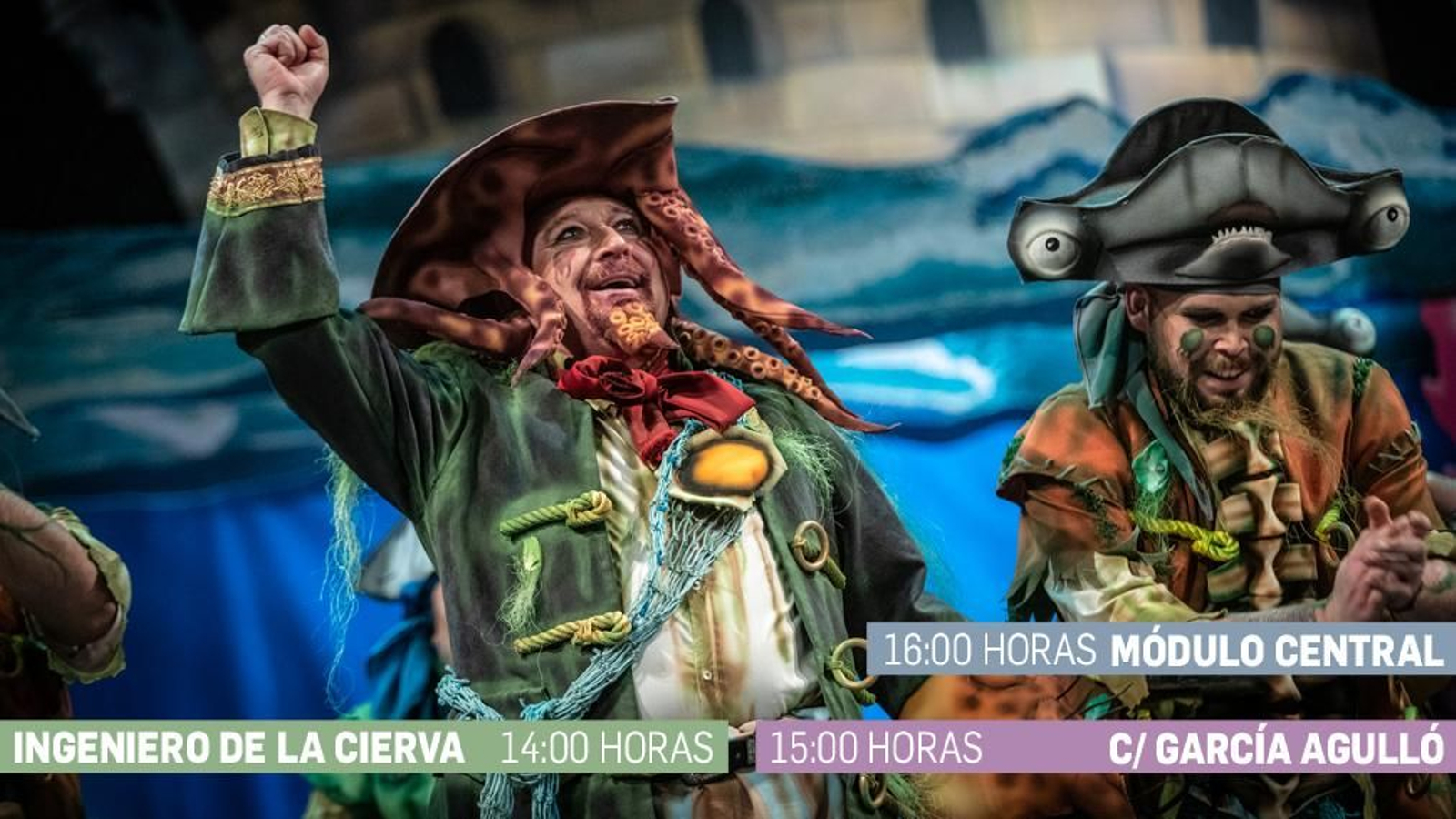 El primer premio de chirigotas, 'La maldición de la lapa negra', de Manolo Santander y Sánchez Reyes.