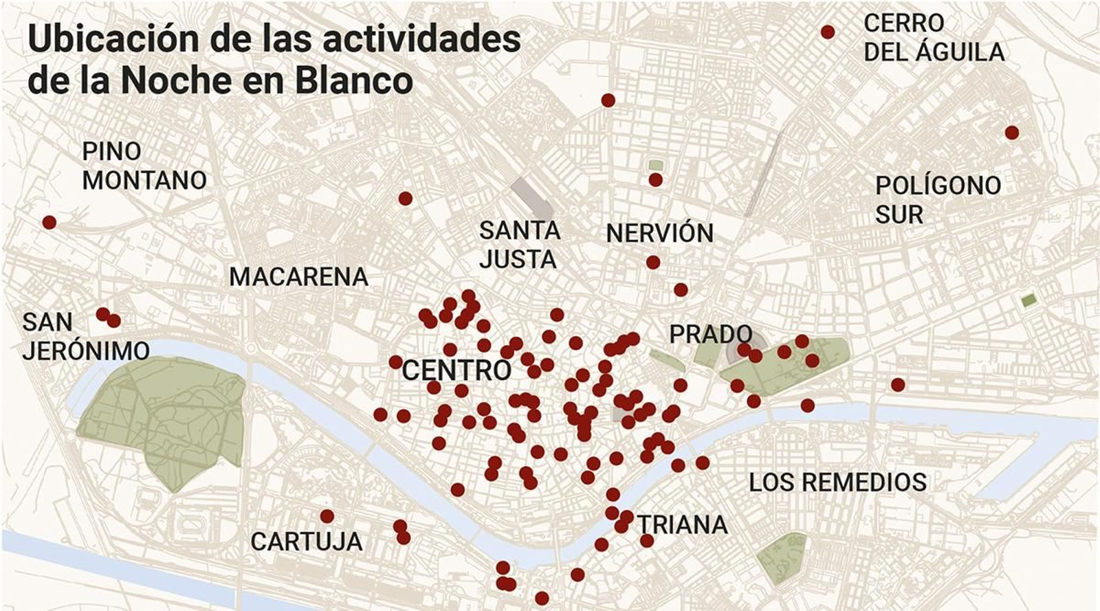 Noche en blanco en Sevilla 2025
