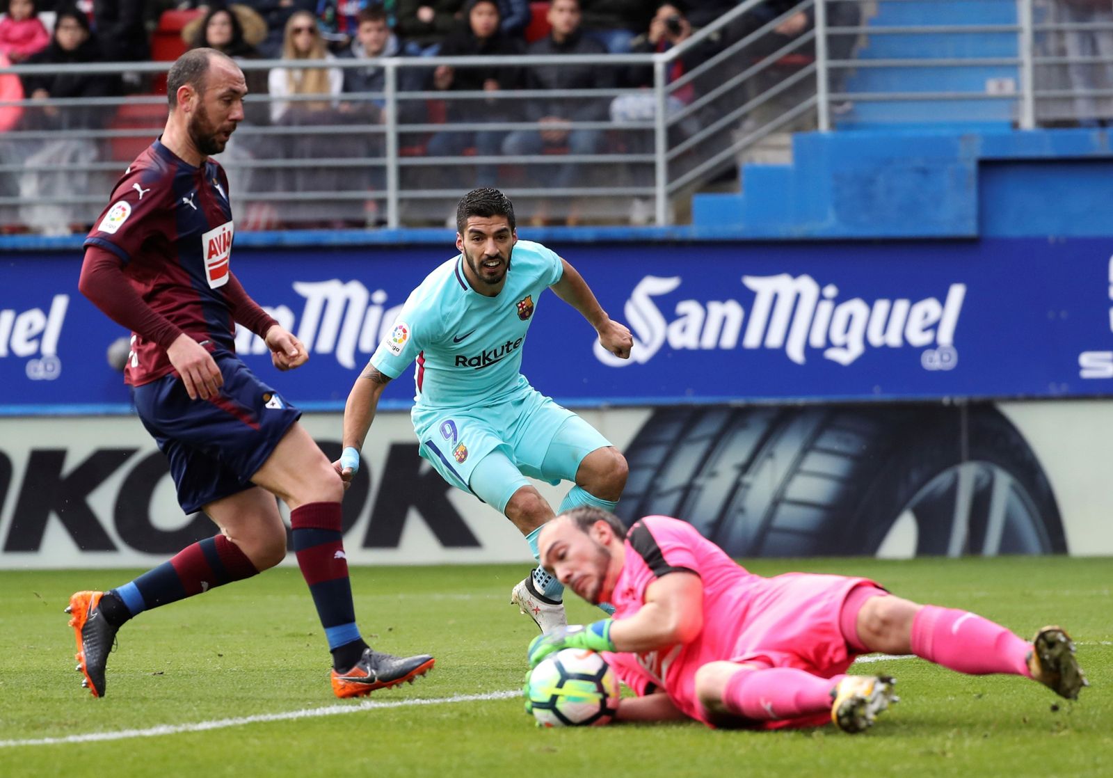 El Eibar-Barcelona, en imágenes
