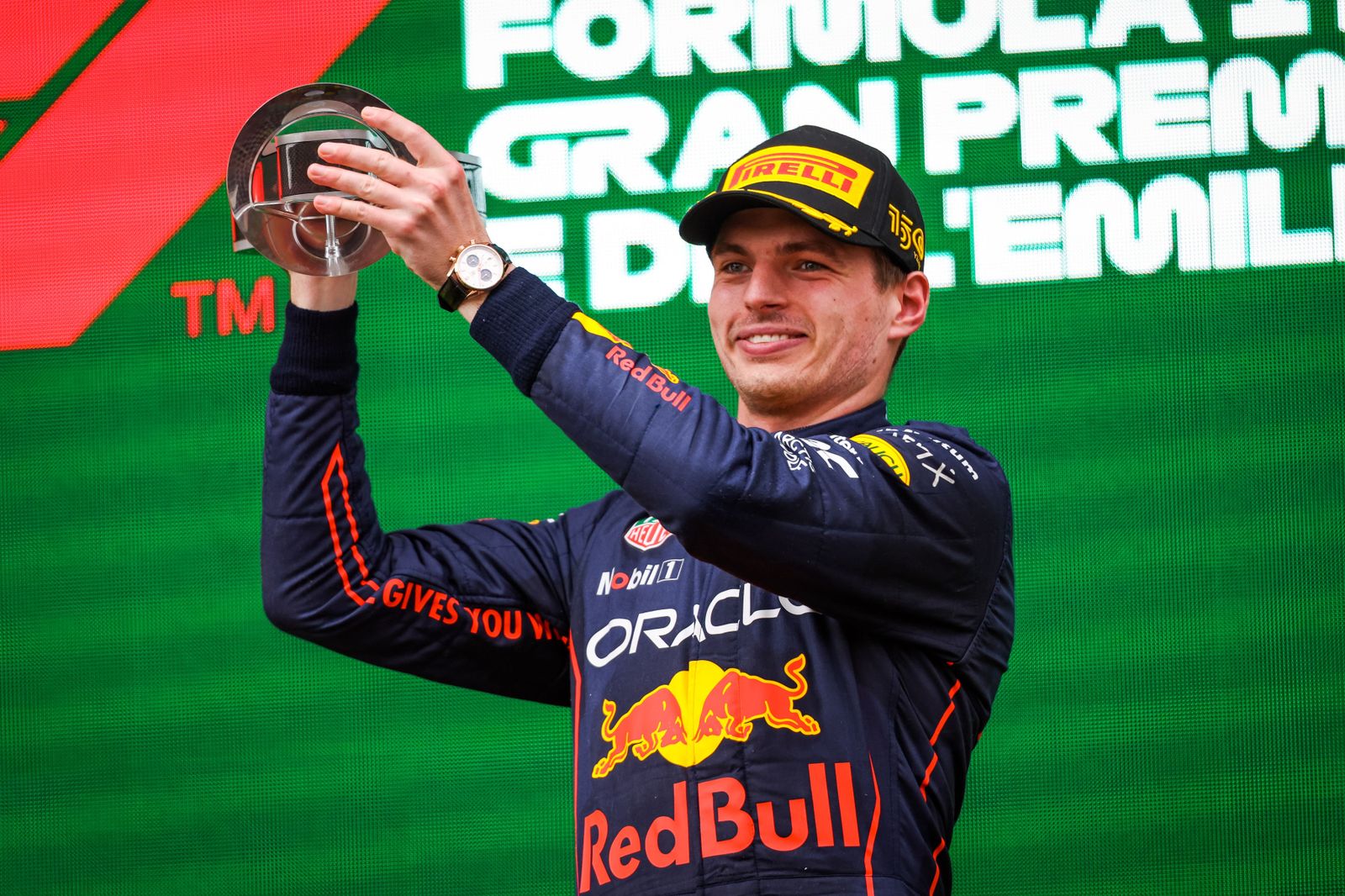 Verstappen, tras su triunfo en el Gran Premio de Emilia-Romagna.