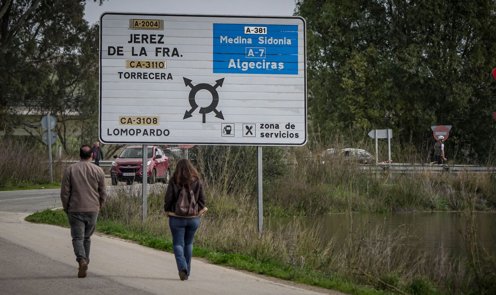 Un día tranquilo en el rio Guadalete, en imágenes