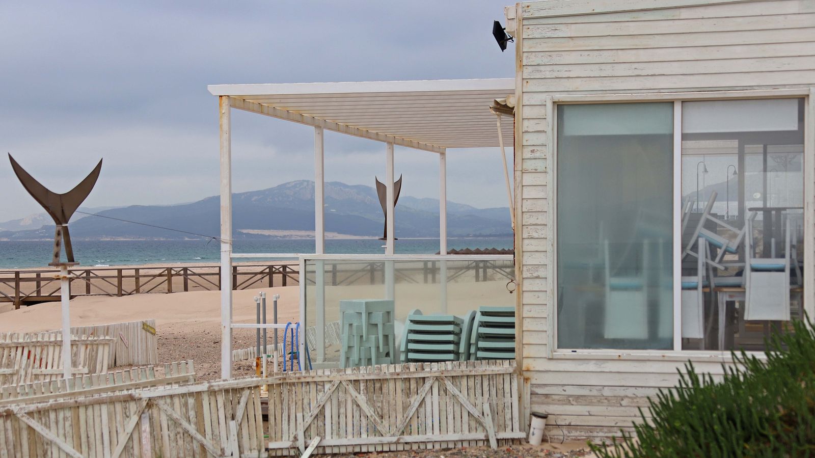 Fotos del confinamiento ante el estado de alarma en Tarifa