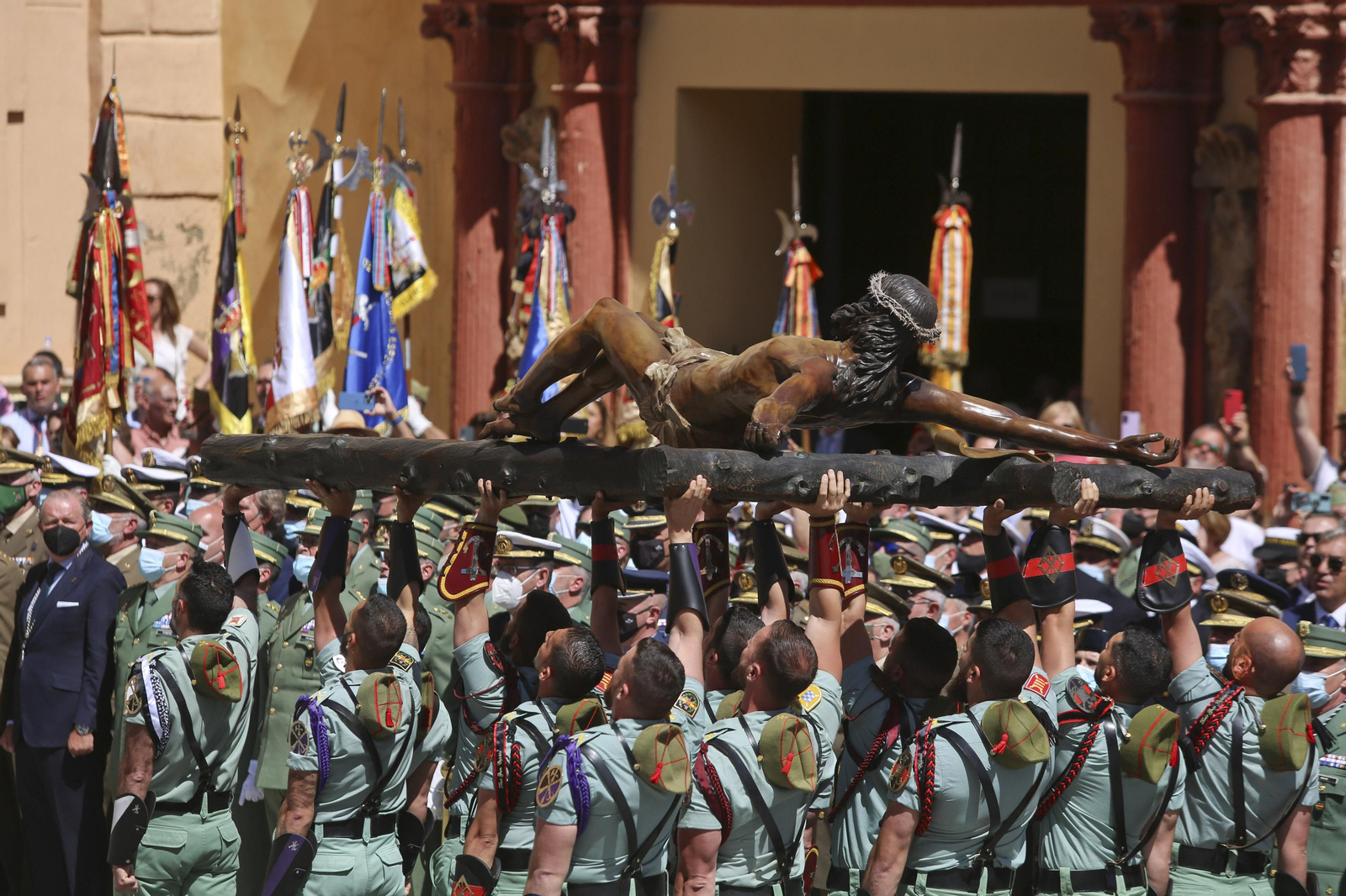 Las fotos de la Legión, en el Jueves Santo de Málaga