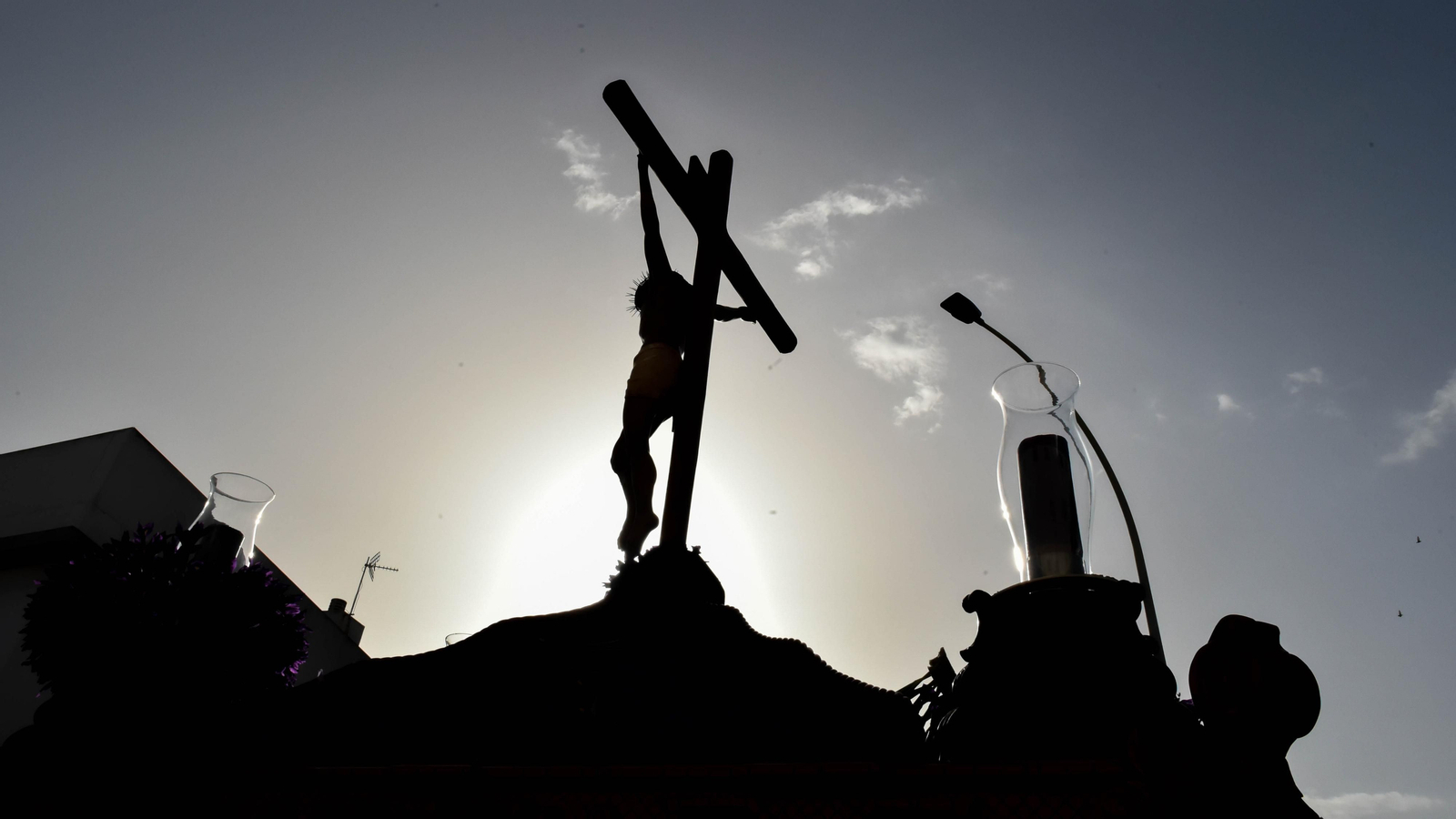 El Cristo del Mar, en la Semana Santa de 2023.