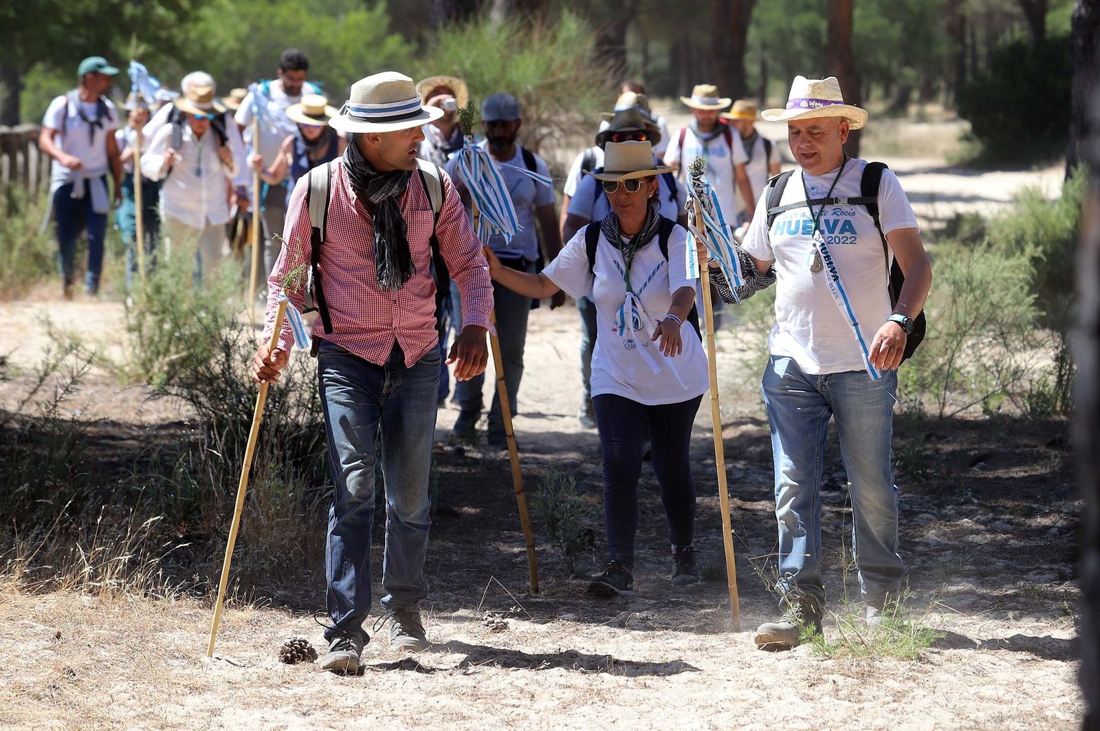 Todos los peregrinos de la Hermandad de Huelva, en imágenes