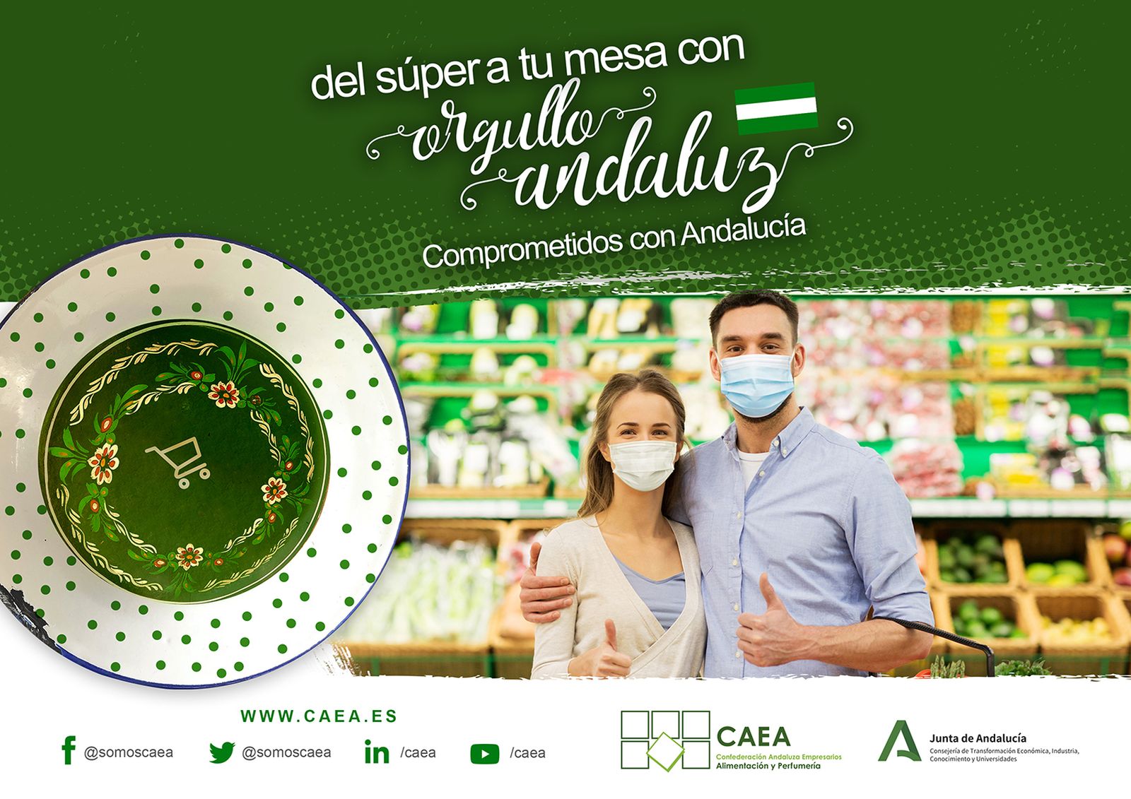 Los supermercados de CAEA impulsan  el consumo de productos andaluces