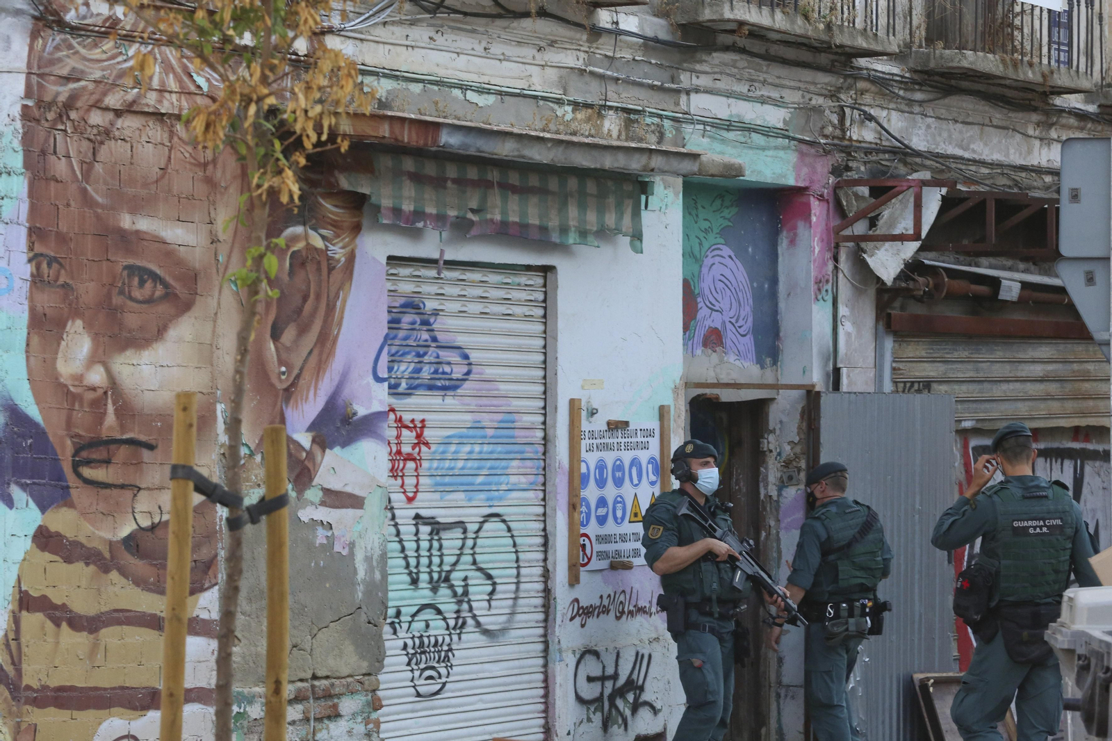 Las fotos de la operación de la Guardia Civil contra el terrorismo internacional en Málaga