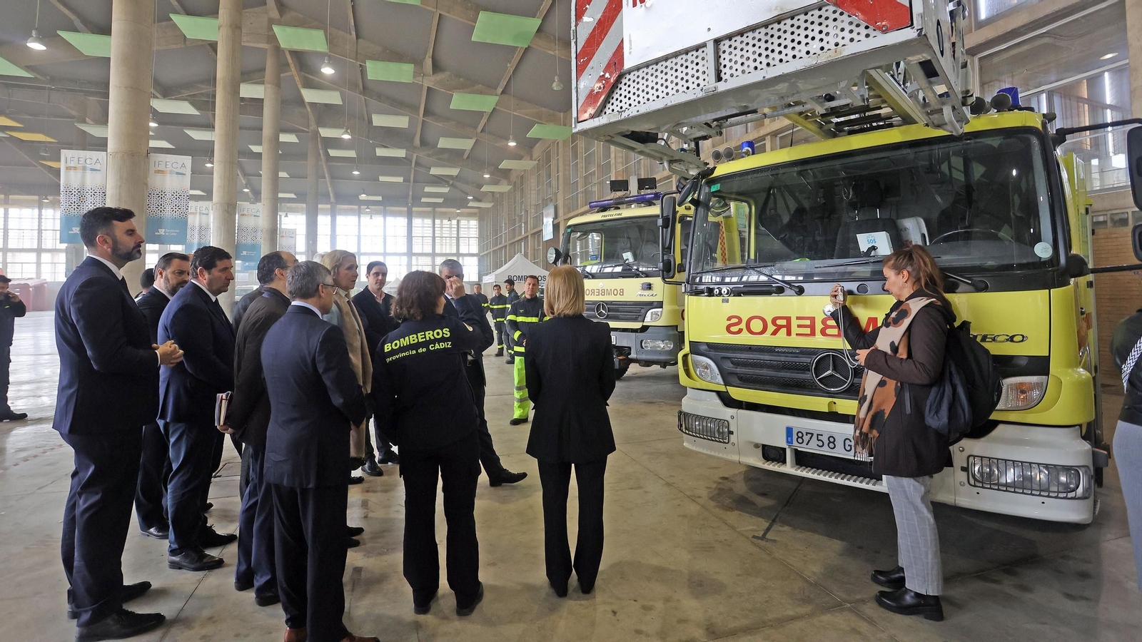 La Infanta Elena y la Alcaldesa de Jerez en la Inauguración de la XX Semana de la Prevención de Incendios Mapfre 2025 en Jerez