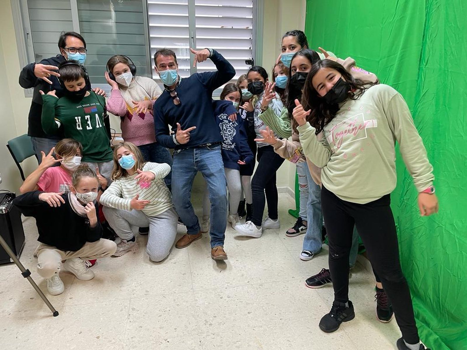 El alumnado del CEIP El Olmo, ubicado en La Cala de Mijas.