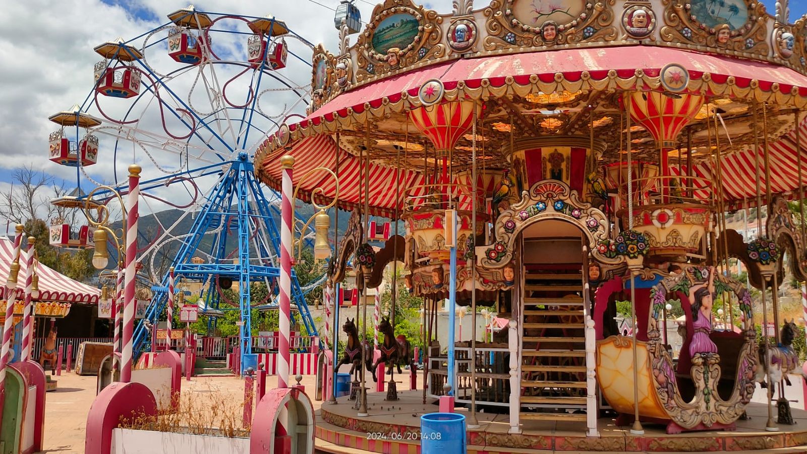 El carrusel de Tívoli en la actualidad.