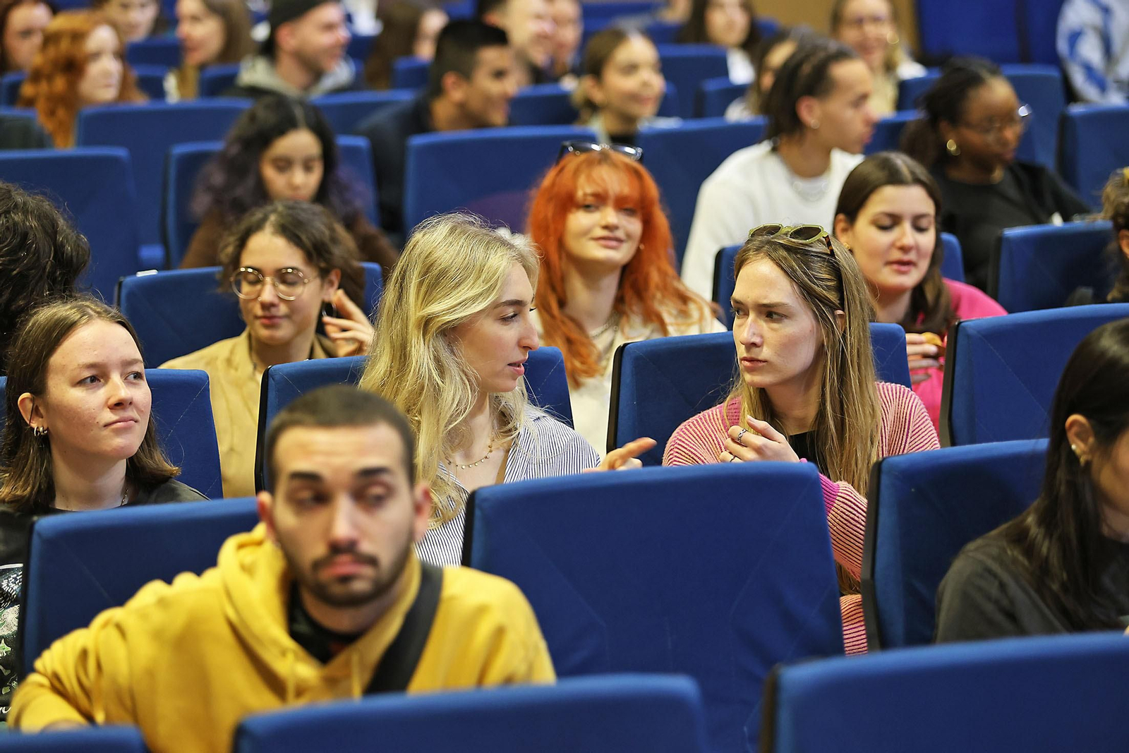 Imágenes de la Welcome Ceremony para dar la bienvenida al alumnado Erasmus que estudiará en la UHU