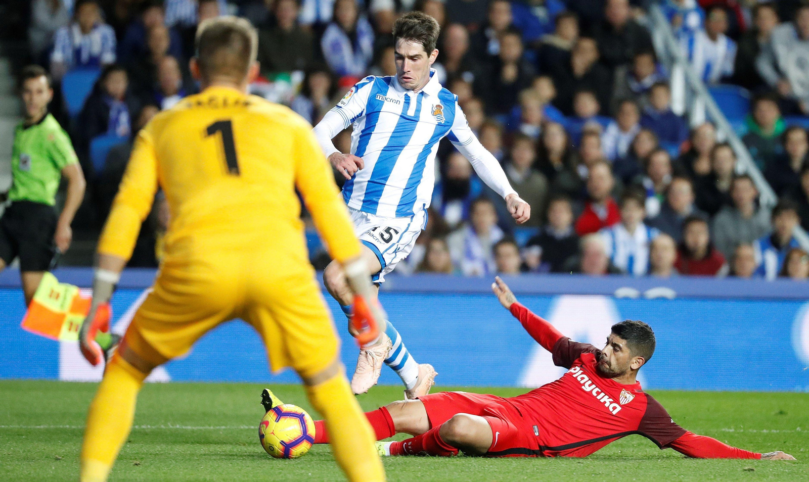 El Real Sociedad-Sevilla, en imágenes