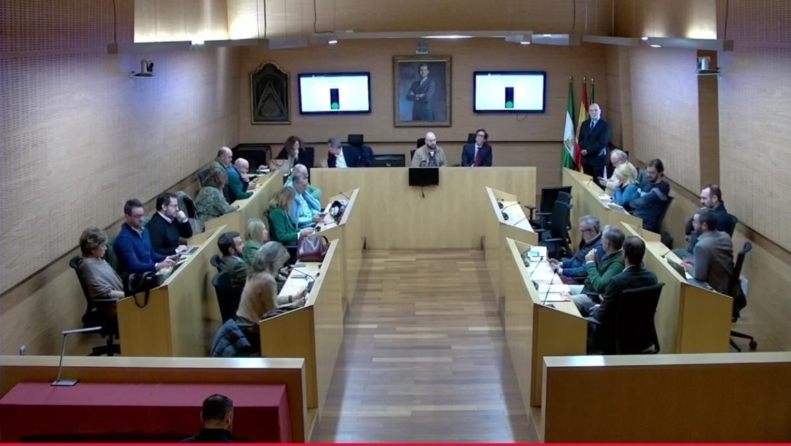 Una imagen del pleno de este viernes. Una imagen del pleno de este viernes.