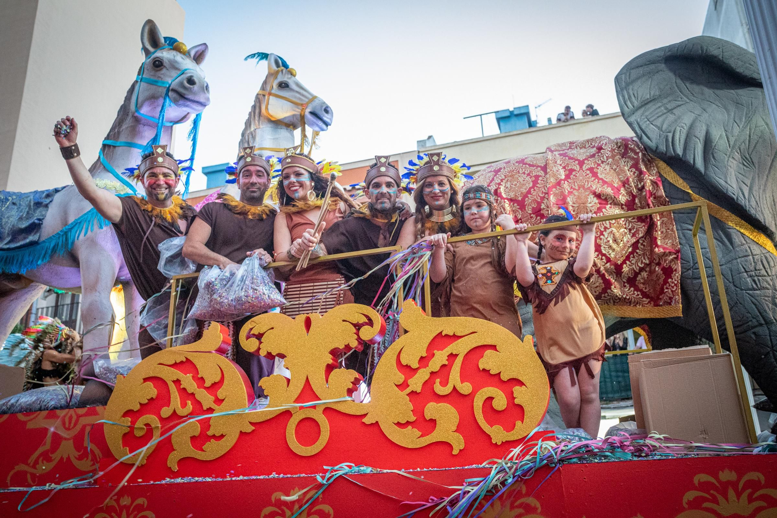 La cabalgata del Carnaval de Cádiz 2022, en imágenes