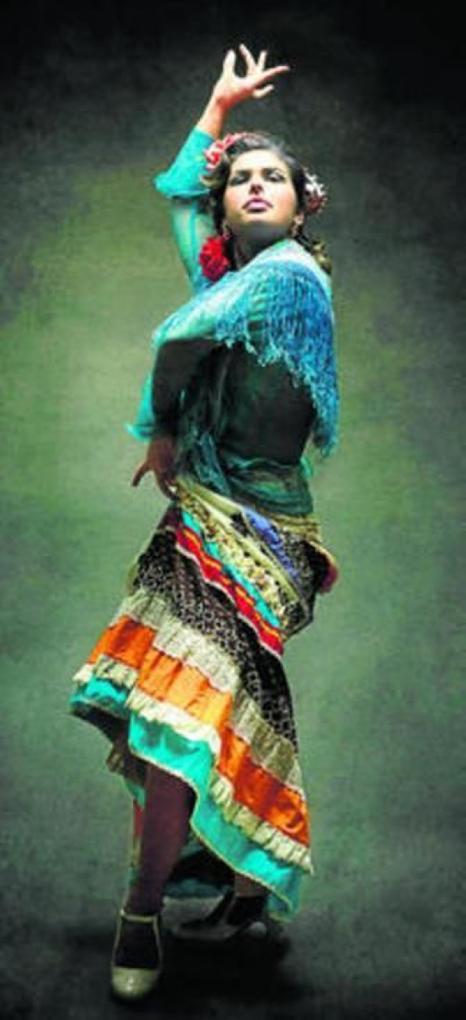 Retrato de la bailaora Pastora Galván (Sevilla, 1980).