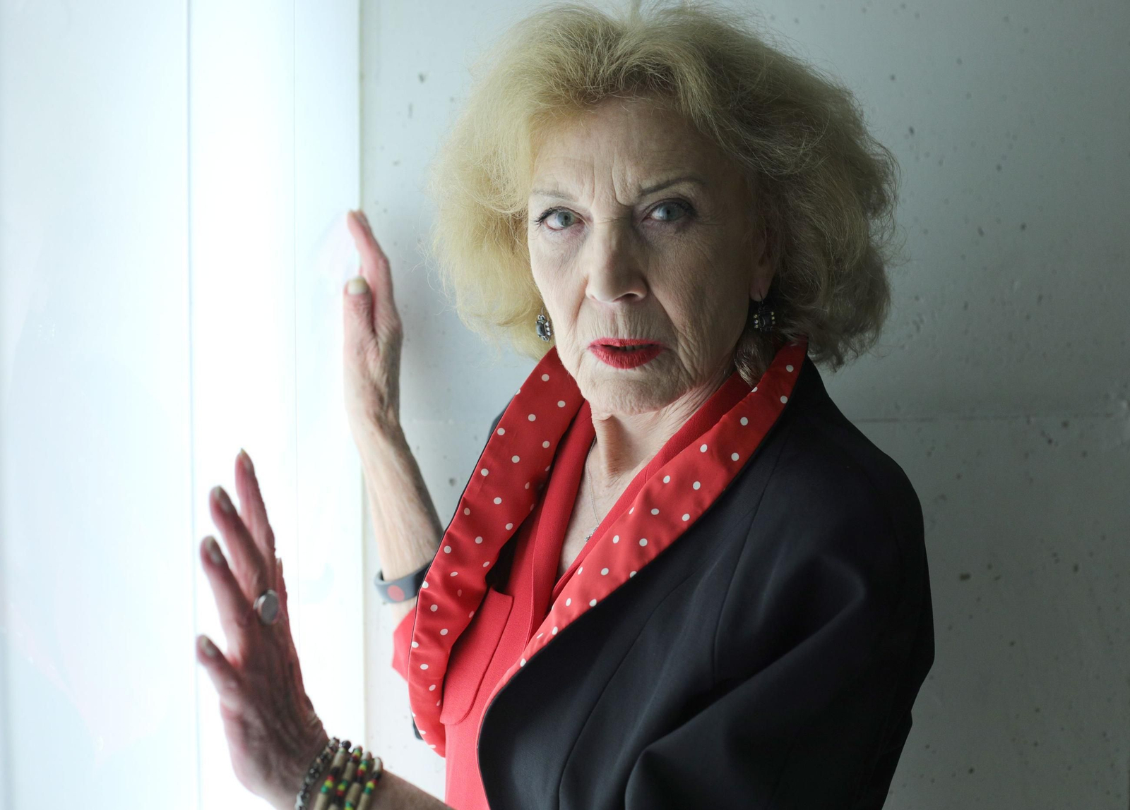 Marisa Paredes en una foto captada hace un mes durante una entrevista en Granada