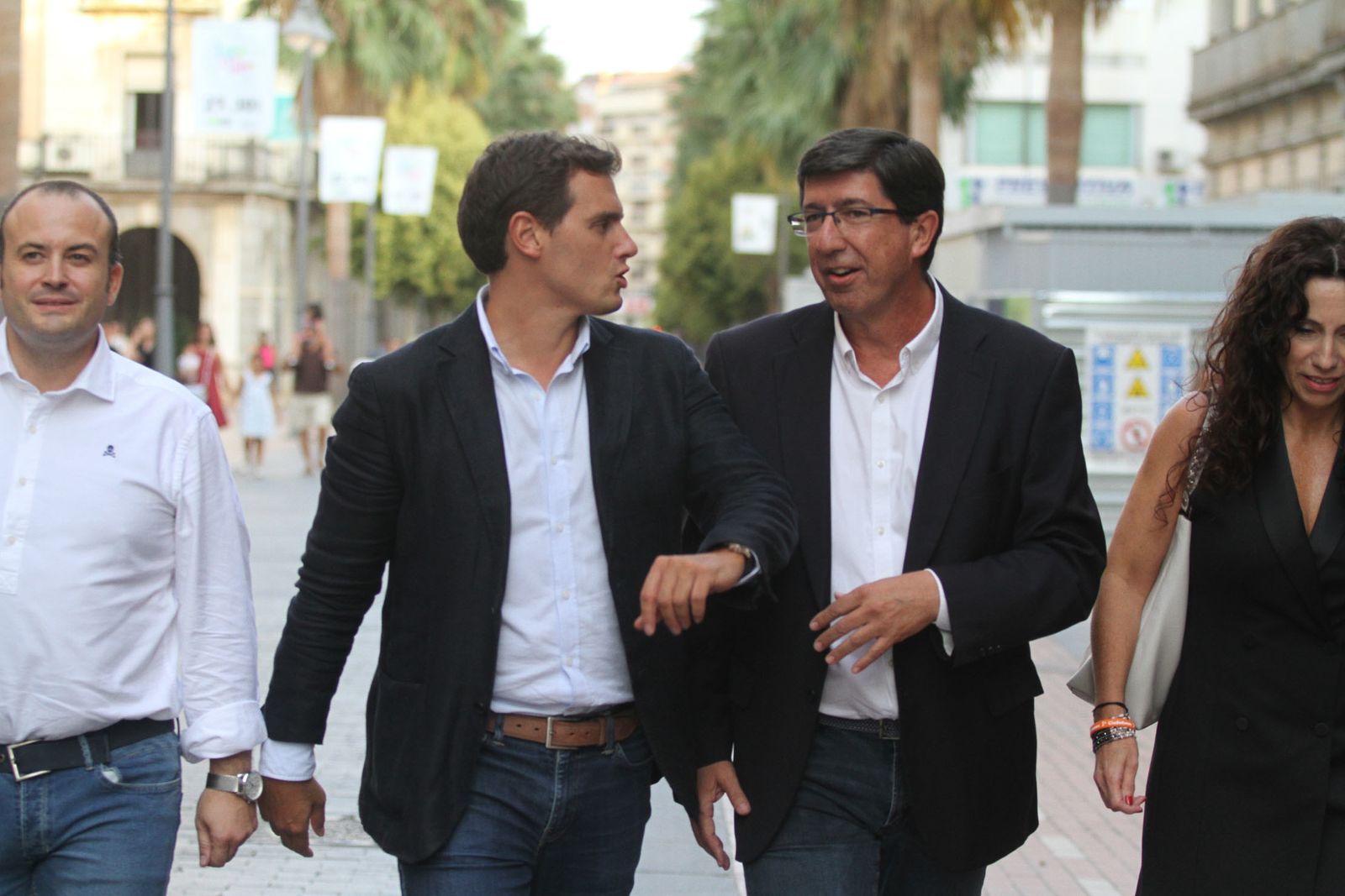 Encuentro Ciudadanos con Albert Rivera en la Plaza de Las Monjas