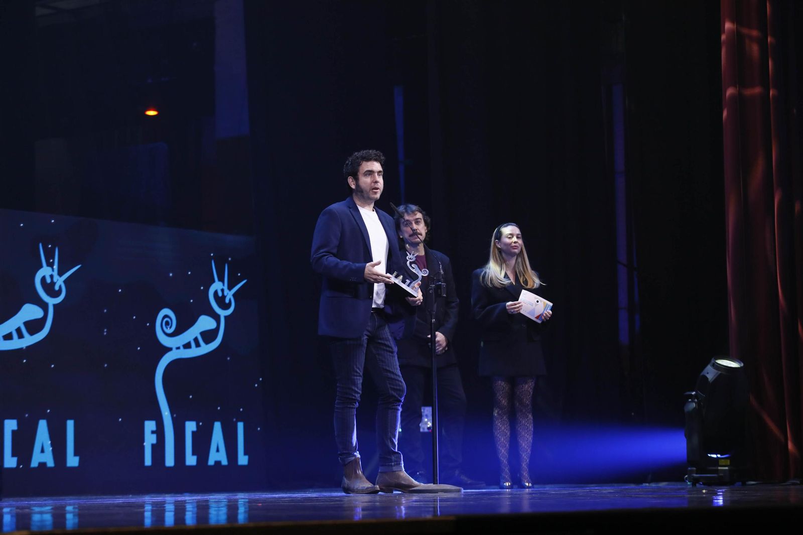 Las imágenes de la gala del Festival Internacional de Cine de Almería (Fical) con el premio 'Almería, tierra de cine' a Karra Elejalde