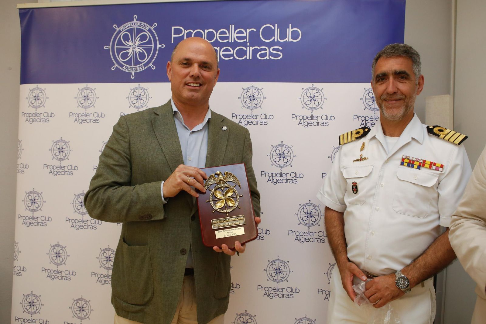 Las fotos de la mesa redonda del Propeller Club de Algeciras con José Antonio Fernández, Manuel Cózar y José Manuel Tejedor