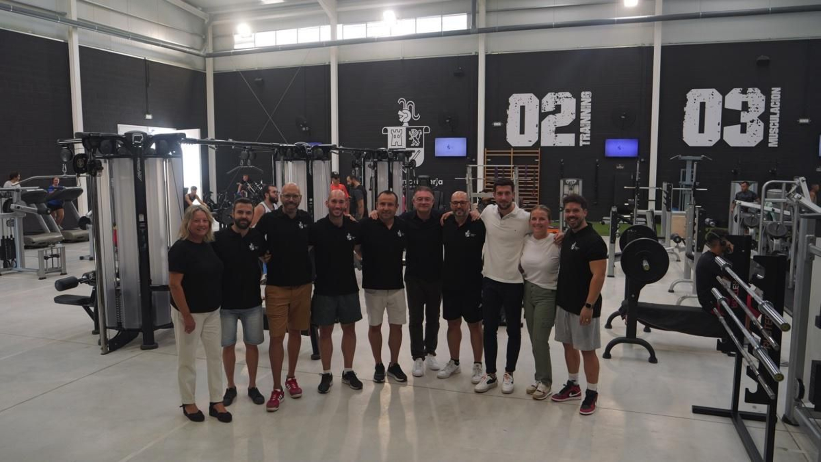 Inauguración del nuevo gimnasio del Pabellón de Deportes de Berja