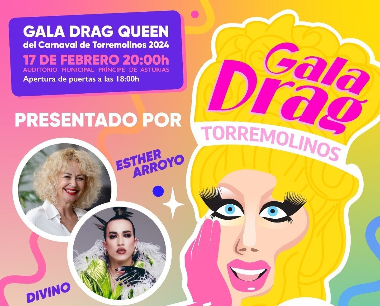 El cartel de la gala.