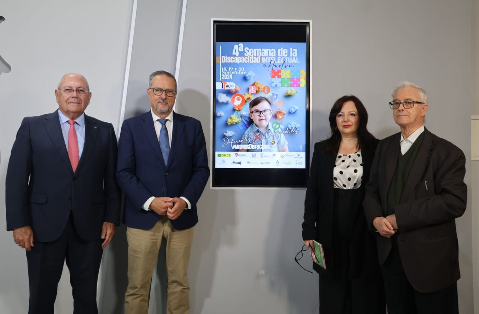 Presentación de la IV Semana de la Discapacidad Intelectual en el Ayuntamiento de Huelva.