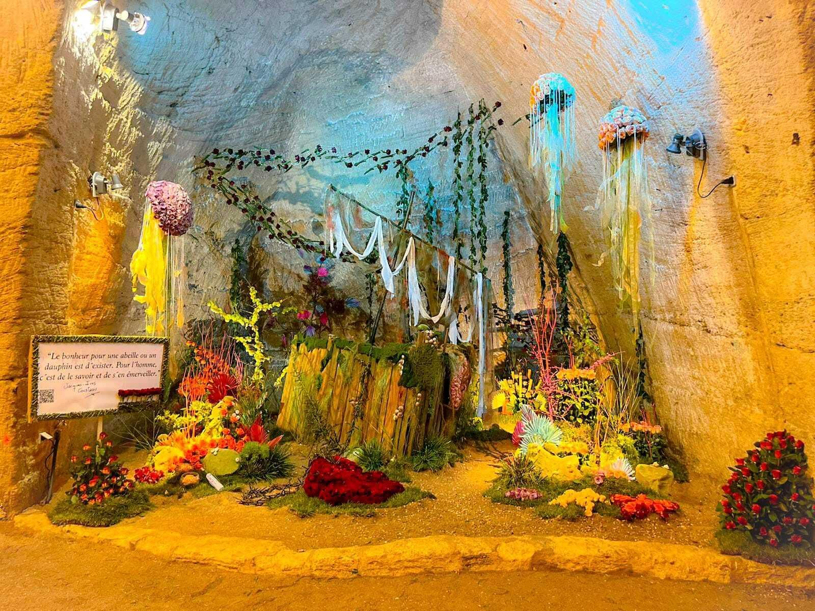 Montaje de los artistas españoles.