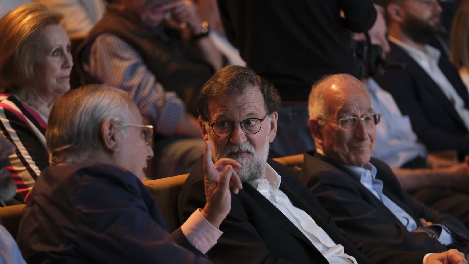 Imágenes de Rajoy apoyando la candidatura de Gabriel Amat a la Alcaldía de Roquetas de Mar