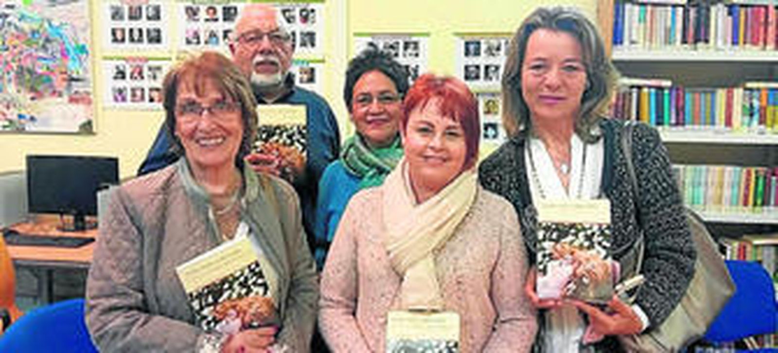 María Eugenia Pereiro, José Luis Rosas, María Ángeles Villarreal, Yolanda Tovar y María José Mérida.