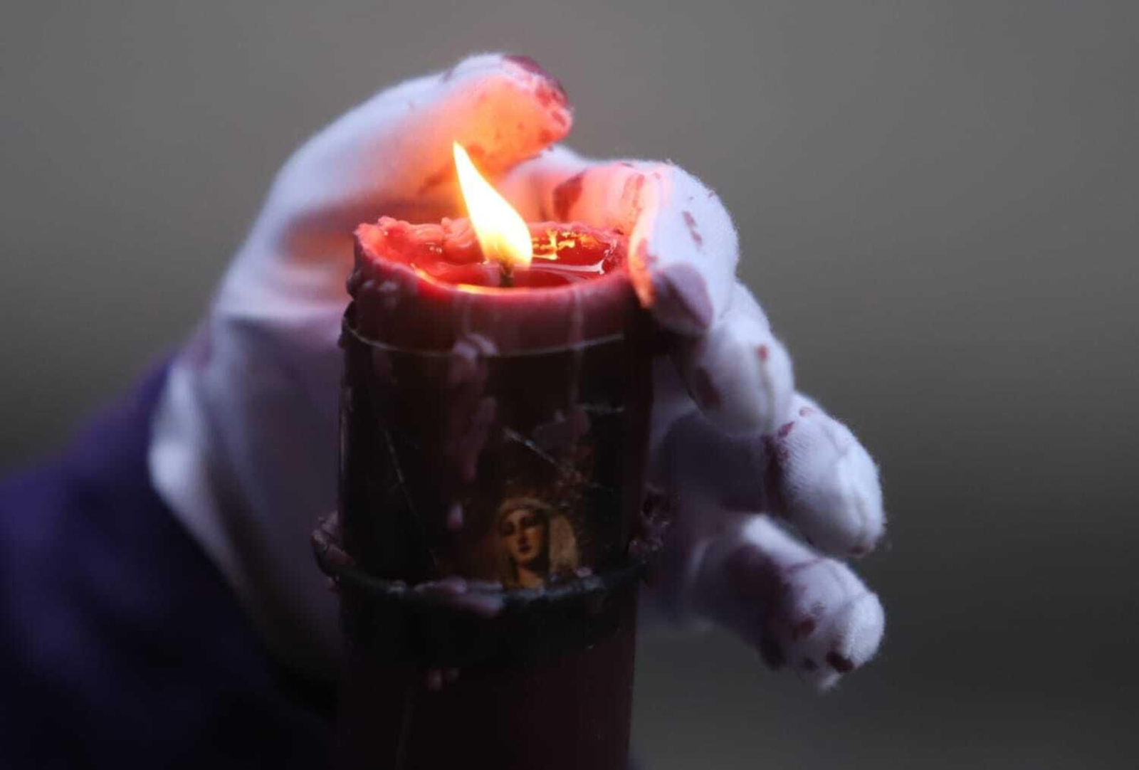 Imágenes del Nazareno recorriendo las calles de Huelva en la Semana Santa 2022.