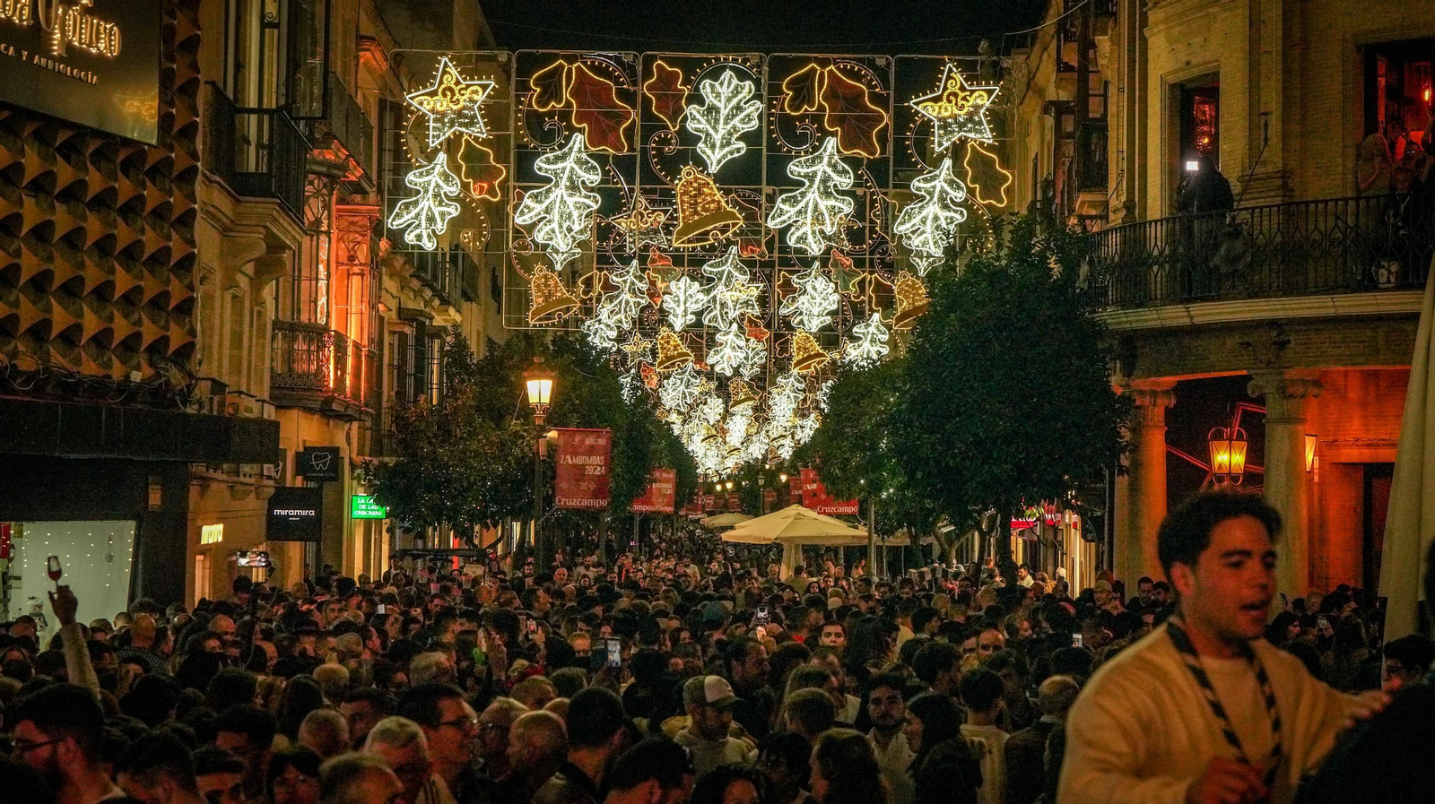 Imágenes del encendido Navideño en Jerez
