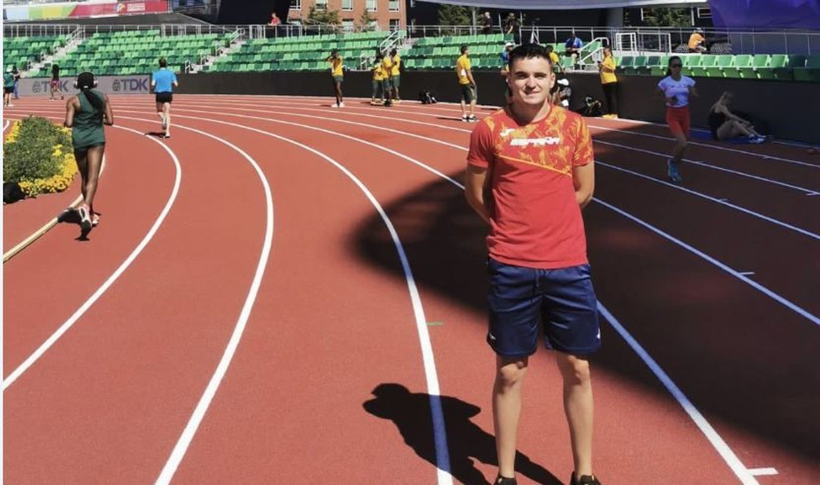 Pablo Montalvo, con la camisola de la selección nacional