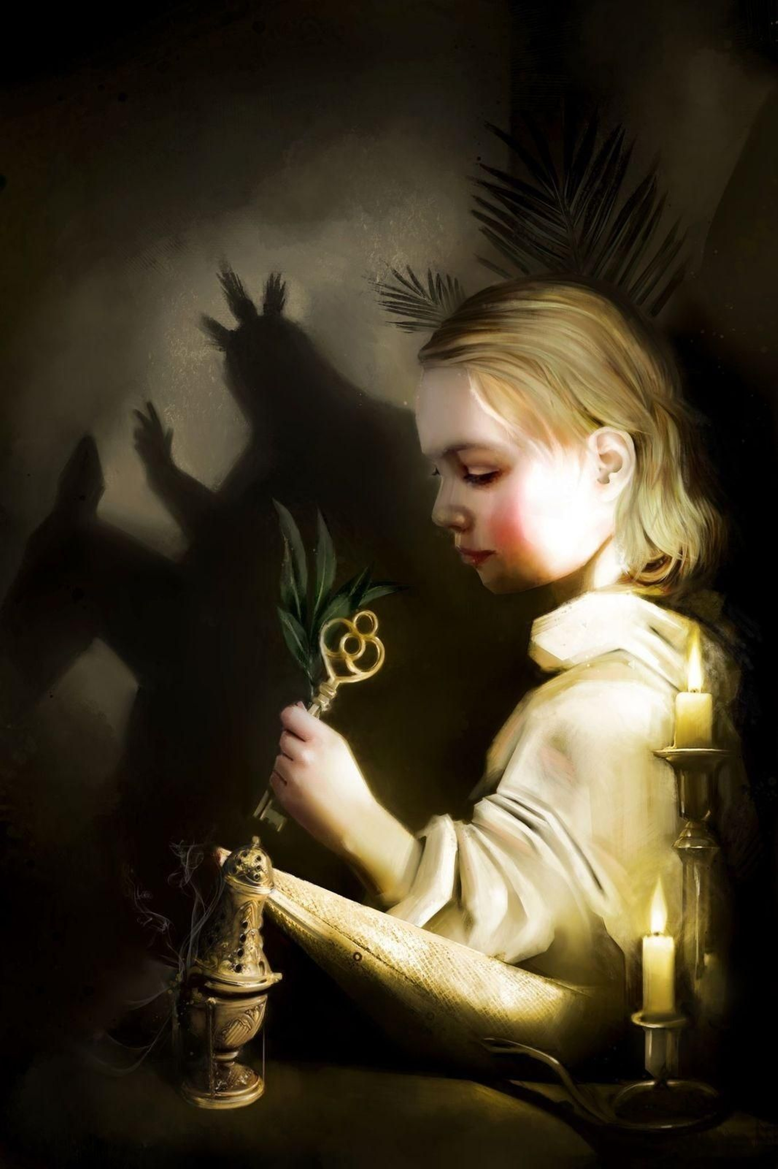 Imágenes de algunas de las obras de la iniciativa 'Balcones Cofrades' de la Hermandad de la Borriquita de Huelva