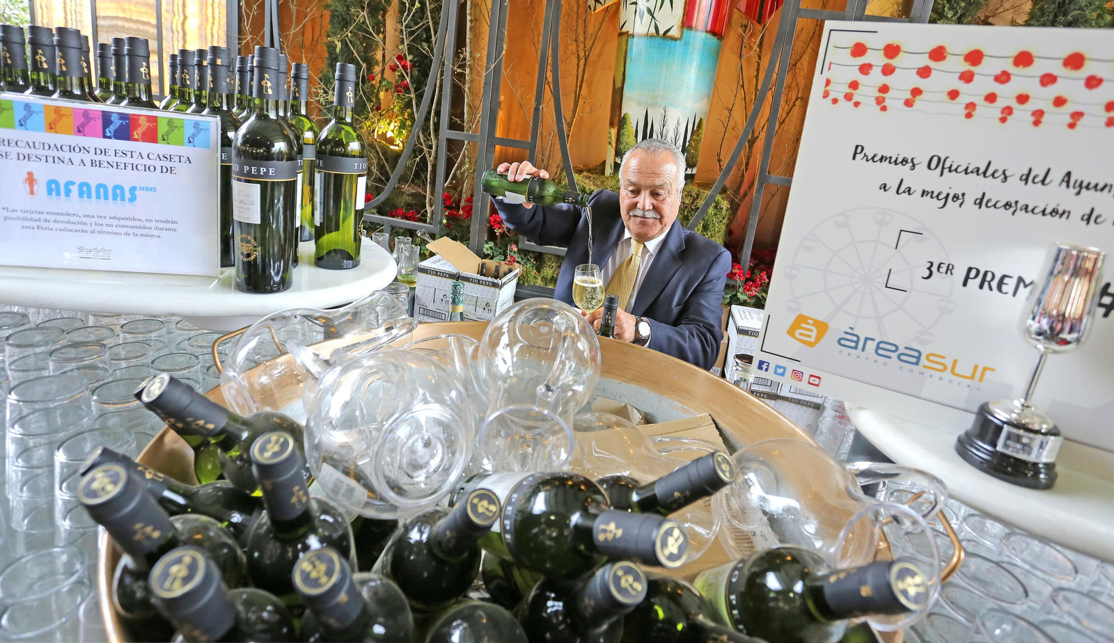 Sed de Fino y 'ojito' con el Rebujito