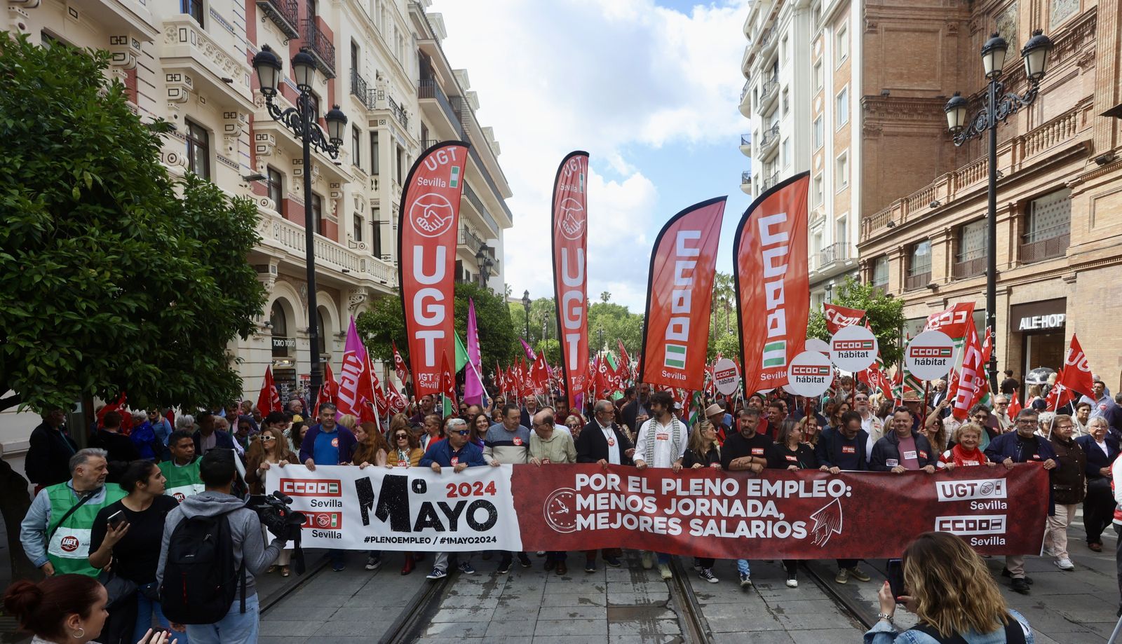 Manifestación día internacional del Trabajo