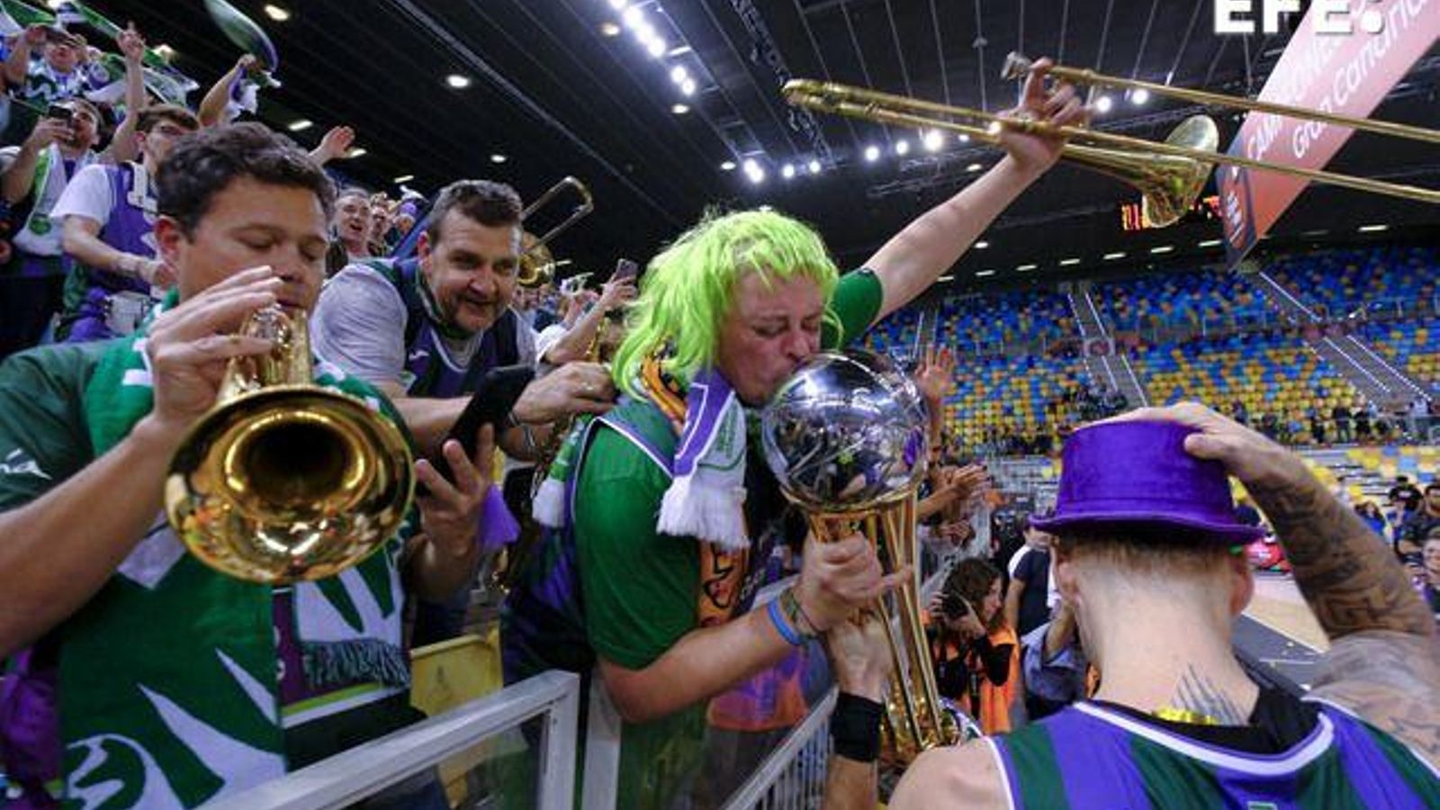 El Unicaja, campeón de Copa: Todas las imágenes del partido, la fiesta y la llegada a Málaga