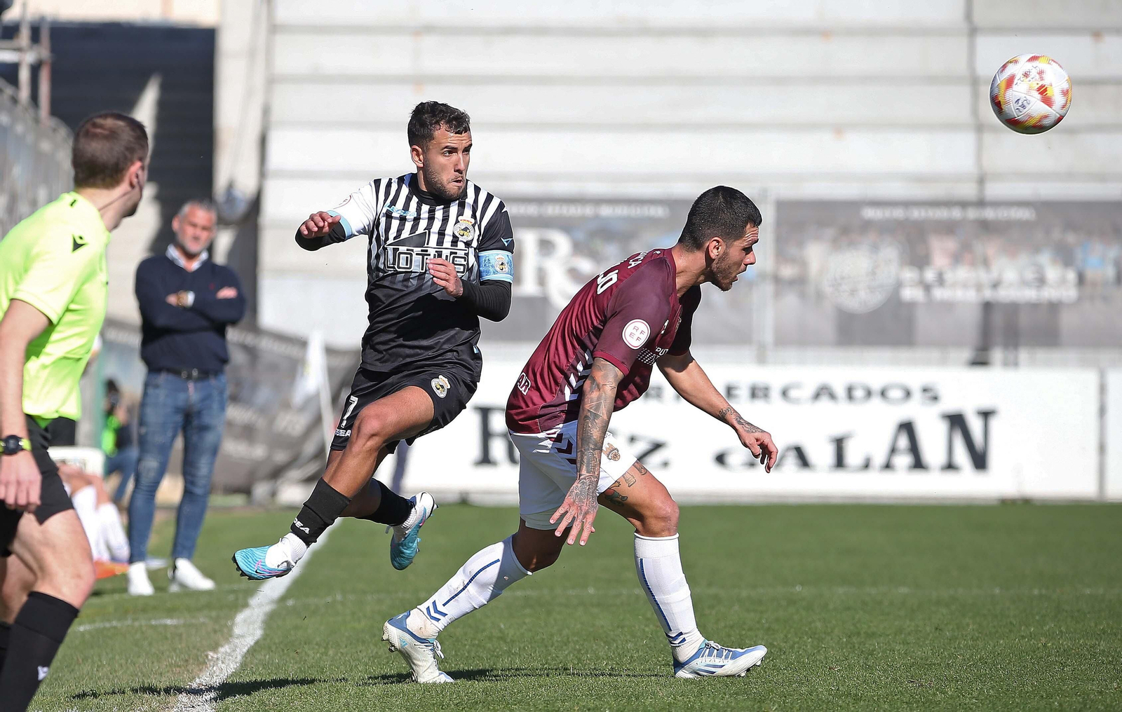 Loren, durante el Balona-Pontevedra