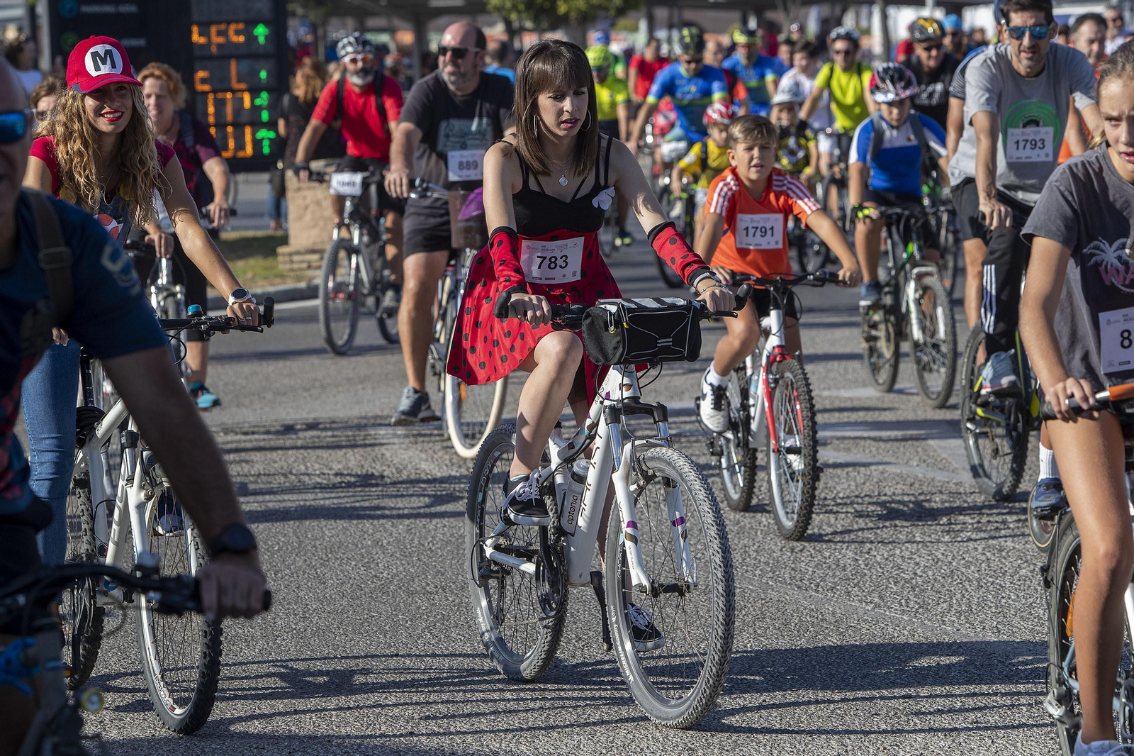 Las imágenes del Día de la Bicicleta en San Fernando
