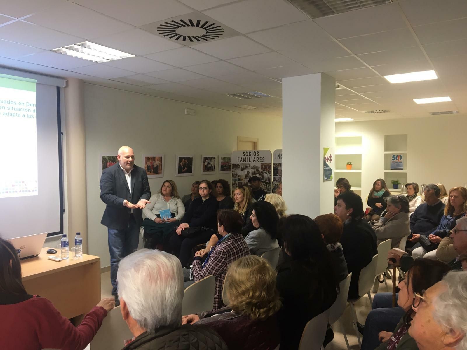 Celebración de las jornadas de dependencia, organizadas por Afanas Jerez.