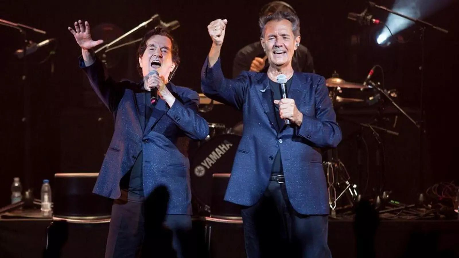 El Dúo Dinámico, Manolo de la Calva (izquierda) y Ramón Arcusa (derecha).