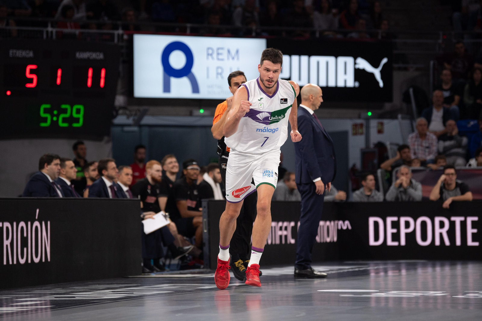El Baskonia-Unicaja, en fotos