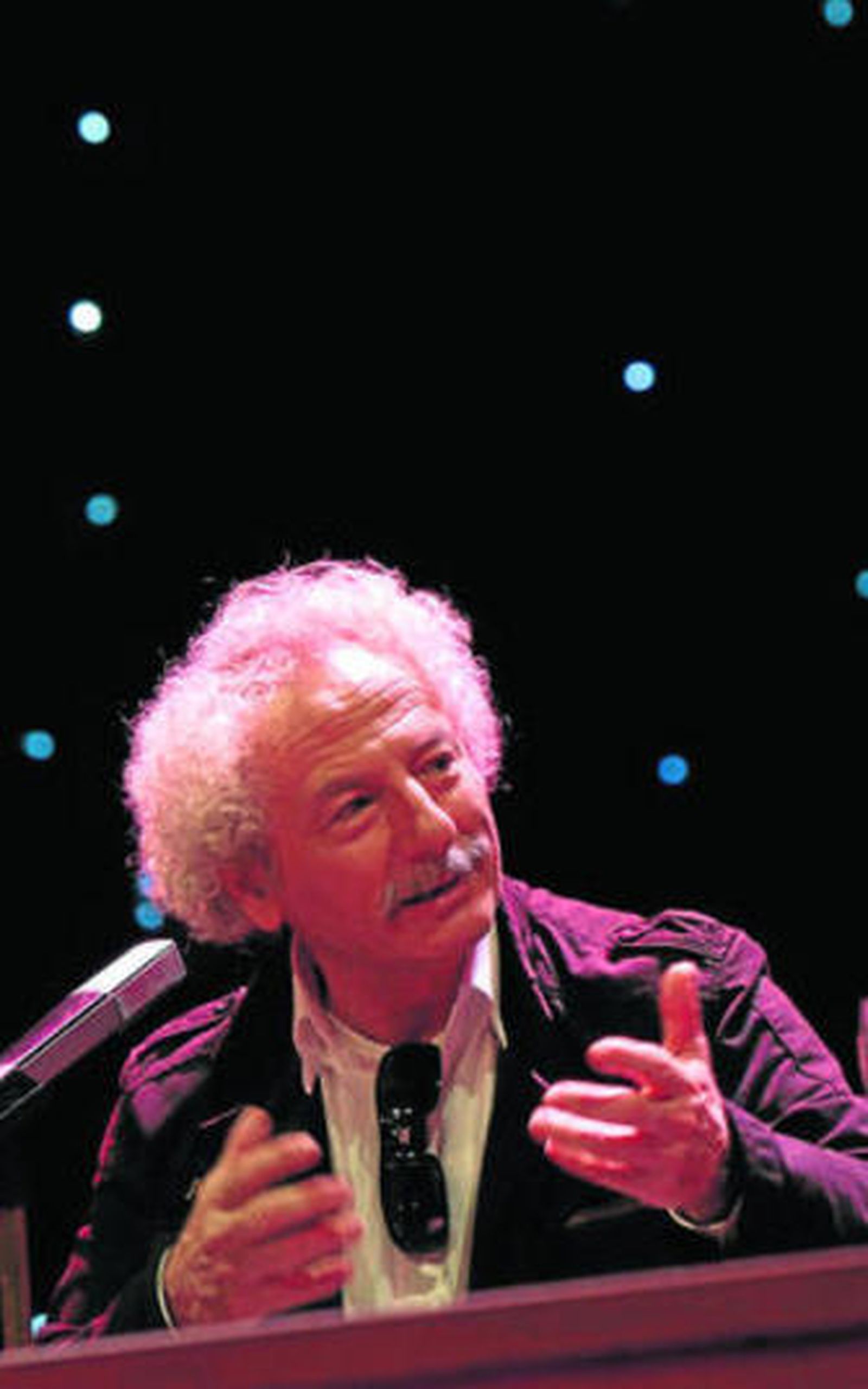 Rafael Álvarez 'El Brujo', ayer, en el Teatro Quintero.